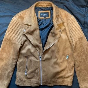 GUESS Motorcycle Jacket (brown suede)